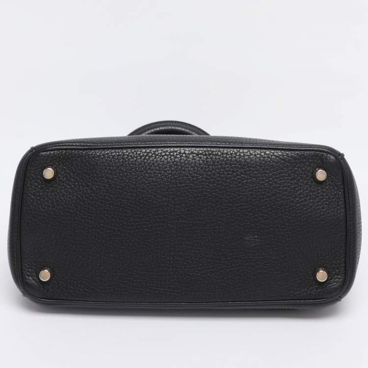 Pre Owned Dior Black Leather Small Be Dior Flap Top Handle Bag