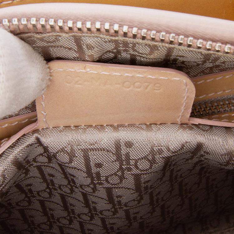 Pre Owned Dior Medium Patent Cannage Lady Dior