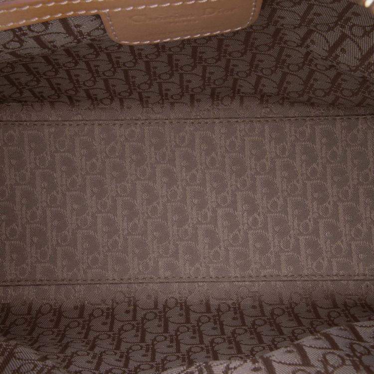 Pre Owned Dior Medium Patent Cannage Lady Dior