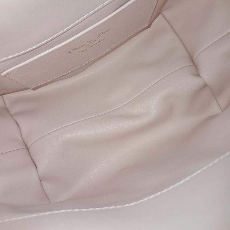 Pre Owned Dior Small Toujours Vertical Beige Leather Bag