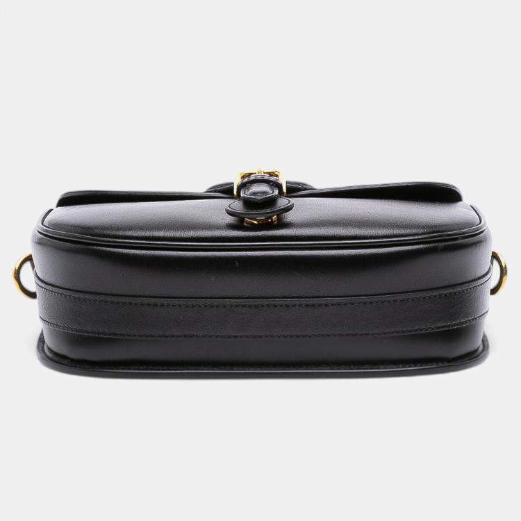 Pre Owned Dior Black Medium Leather Bobby Crossbody