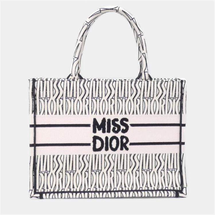 Pre Owned Christian Book Tote Medium All Over Canvas Handbag