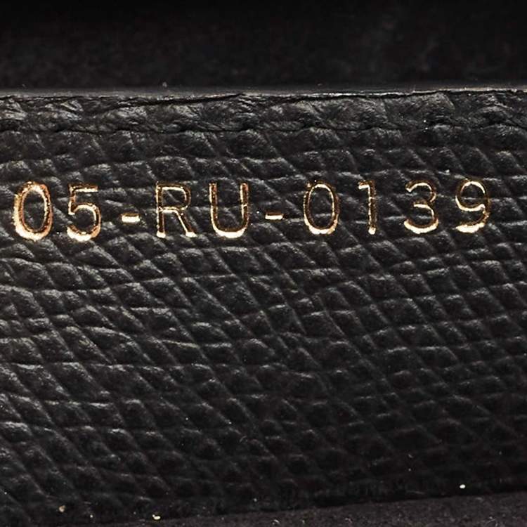Pre Owned Dior Black Leather Saddle Bag