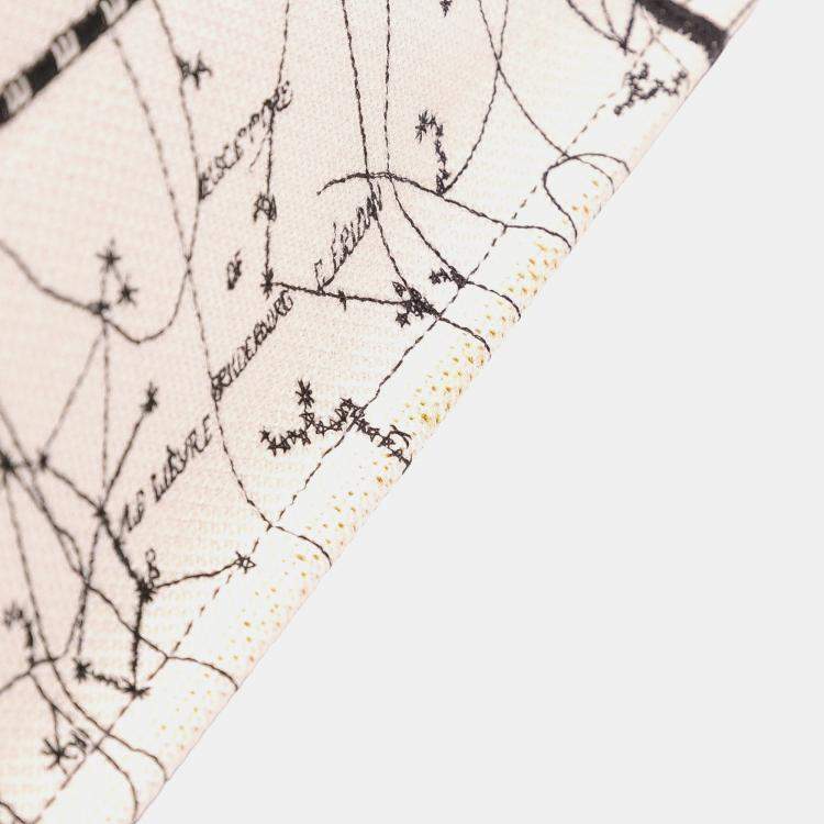 Pre Owned Dior Multicolor Large Embroidered Canvas Zodiac Book Tote