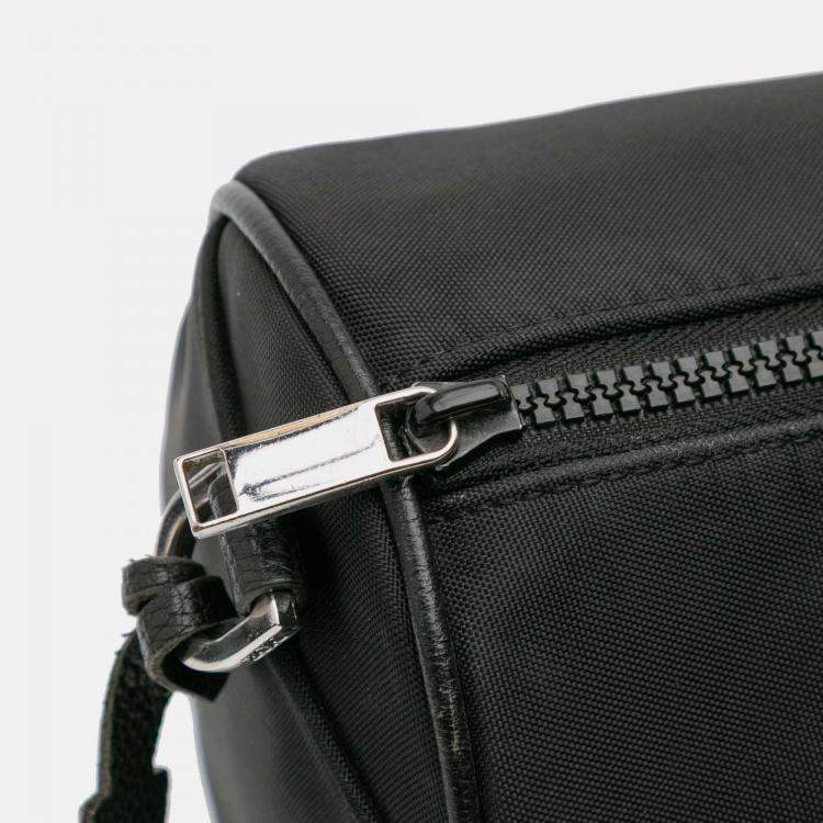 Pre Owned Dior Black Hajime Sorayama Nylon Roller Bag