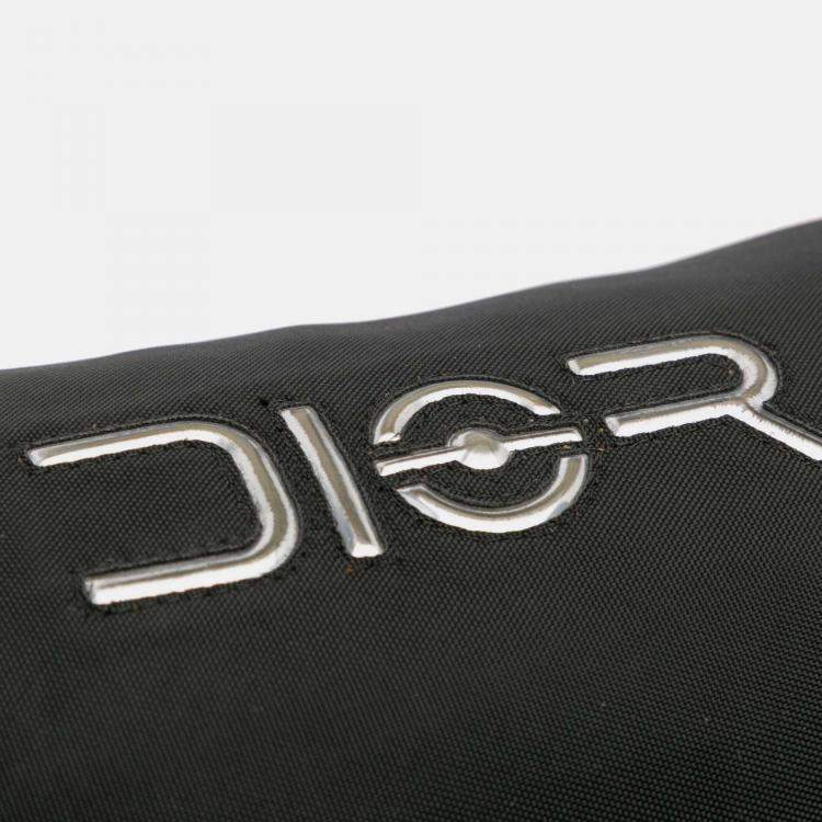 Pre Owned Dior Black Hajime Sorayama Nylon Roller Bag