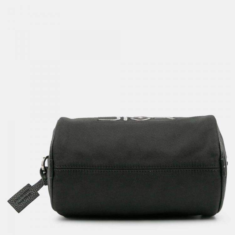 Pre Owned Dior Black Hajime Sorayama Nylon Roller Bag