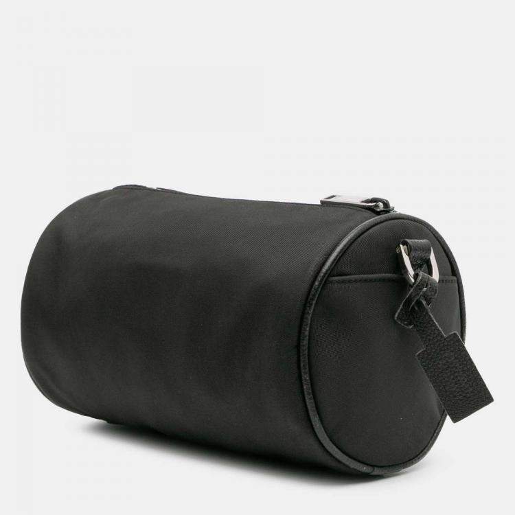 Pre Owned Dior Black Hajime Sorayama Nylon Roller Bag