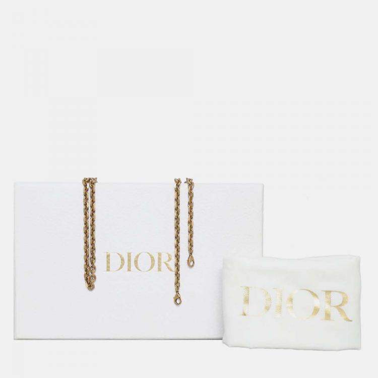 Pre Owned Christian Dior Saddle Wallet On Chain Bag