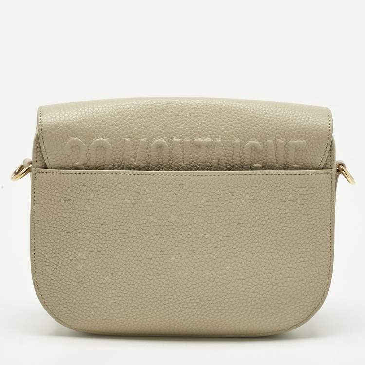 Pre Owned Dior Beige Leather Mediun Bobby Crossbody Bag