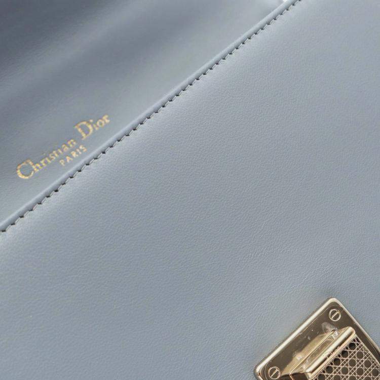 Pre Owned Dior Blue Small Calfskin Diorama Flap