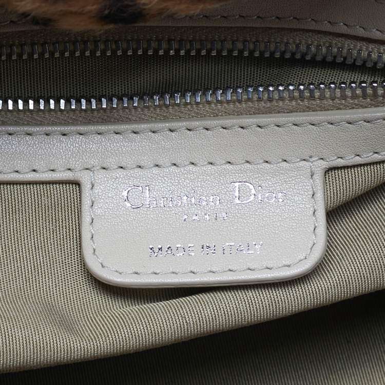 Pre Owned Dior Beige Leather Le Trente Shoulder Bag