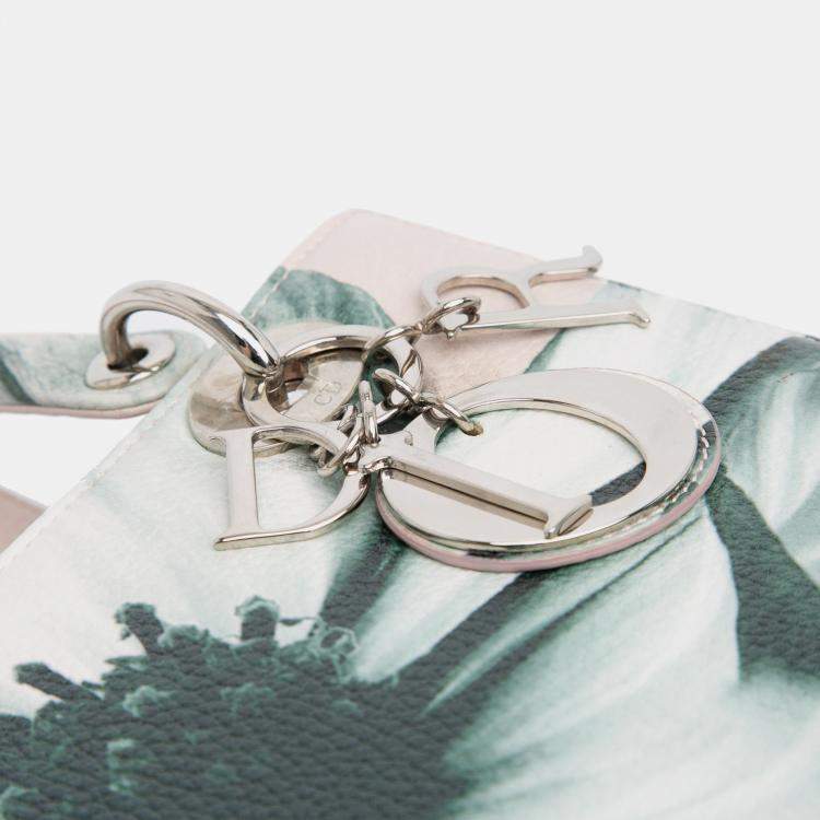 مملوكة مسبقًا Dior Pink Medium Deerskin Floral Printed Lady Dior