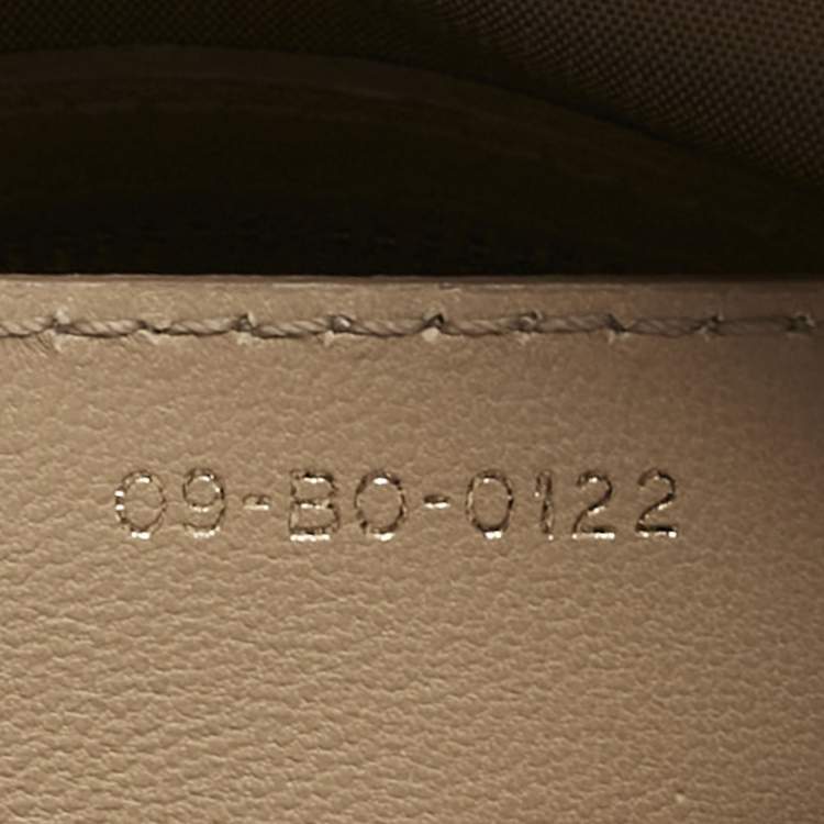 Pre Owned Dior Beige Cannage Leather Granville Polochon Satchel