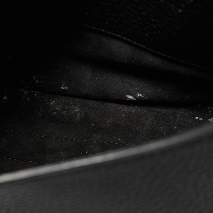 Pre Owned Dior Black Leather Large Bobby Shoulder Bag
