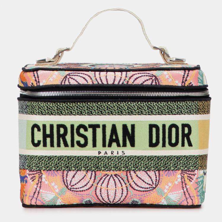 مملوكة مسبقًا Dior Pink Embroidered Canvas Dior In Lights Dior travel Vanity Case