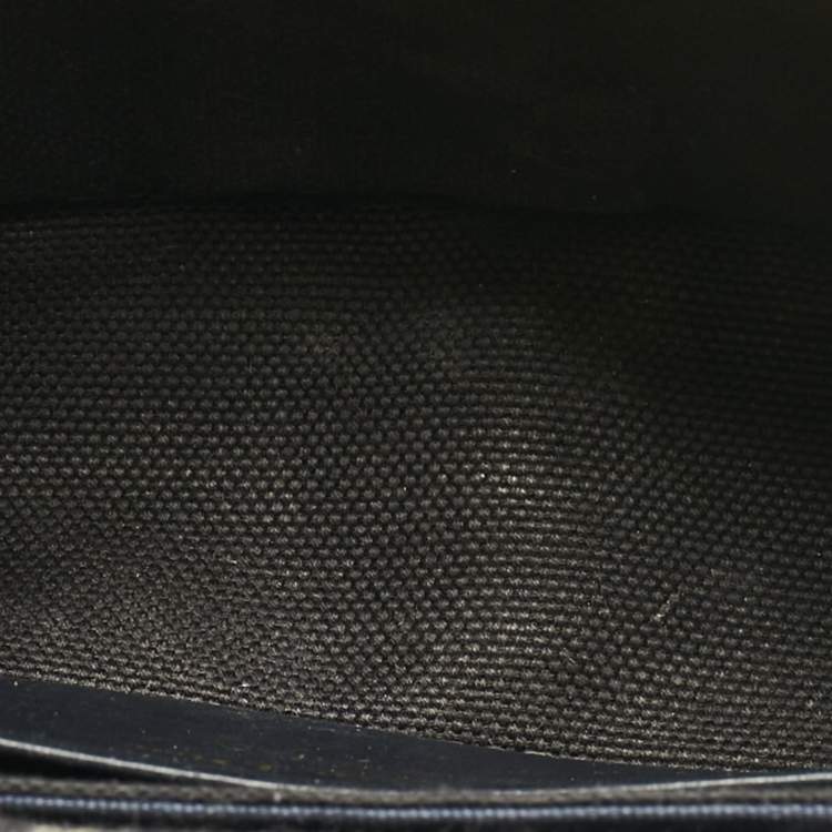 Pre Owned Dior Blue Oblique Canvas 30 Montaigne Chain Pouch