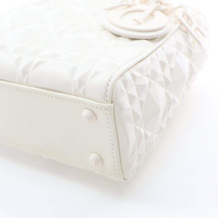 Pre Owned Dior Mini Calfskin Ultramatte Lady Dior