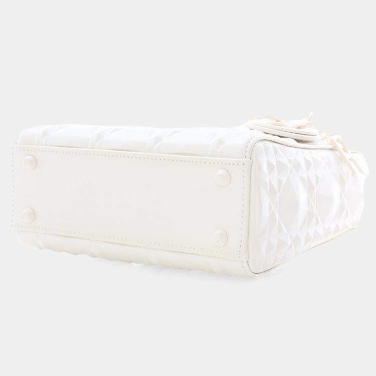 Pre Owned Dior Mini Calfskin Ultramatte Lady Dior