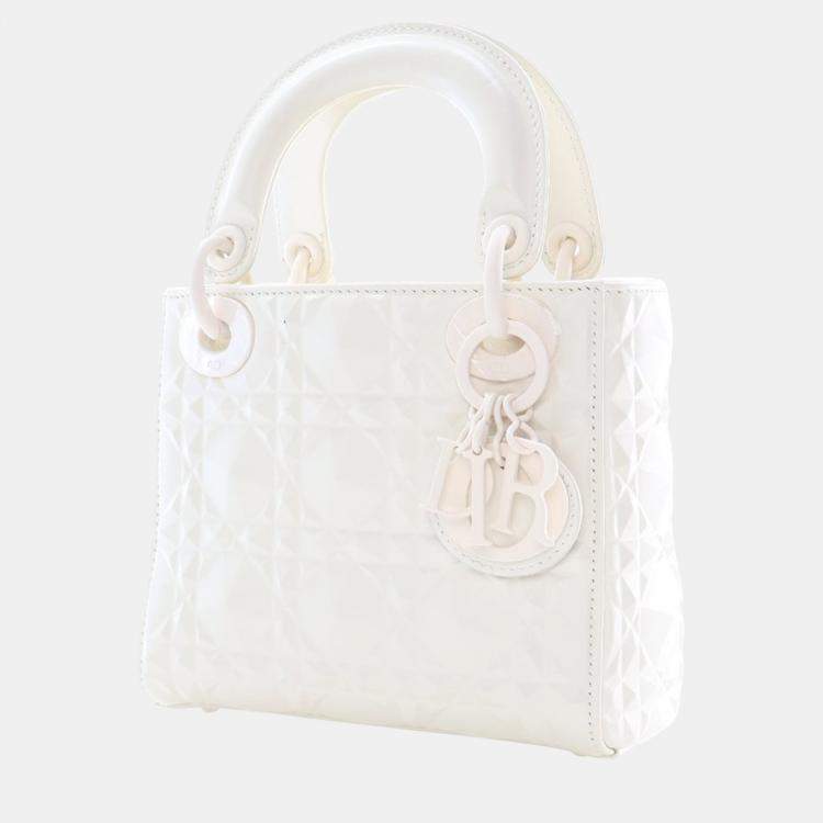 Pre Owned Dior Mini Calfskin Ultramatte Lady Dior