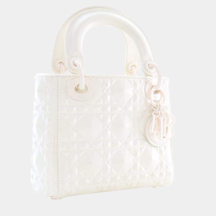 Pre Owned Dior Mini Calfskin Ultramatte Lady Dior