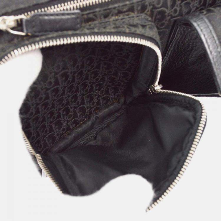 Pre Owned Christian Dior Street Chic Black Trotter Bum Bag