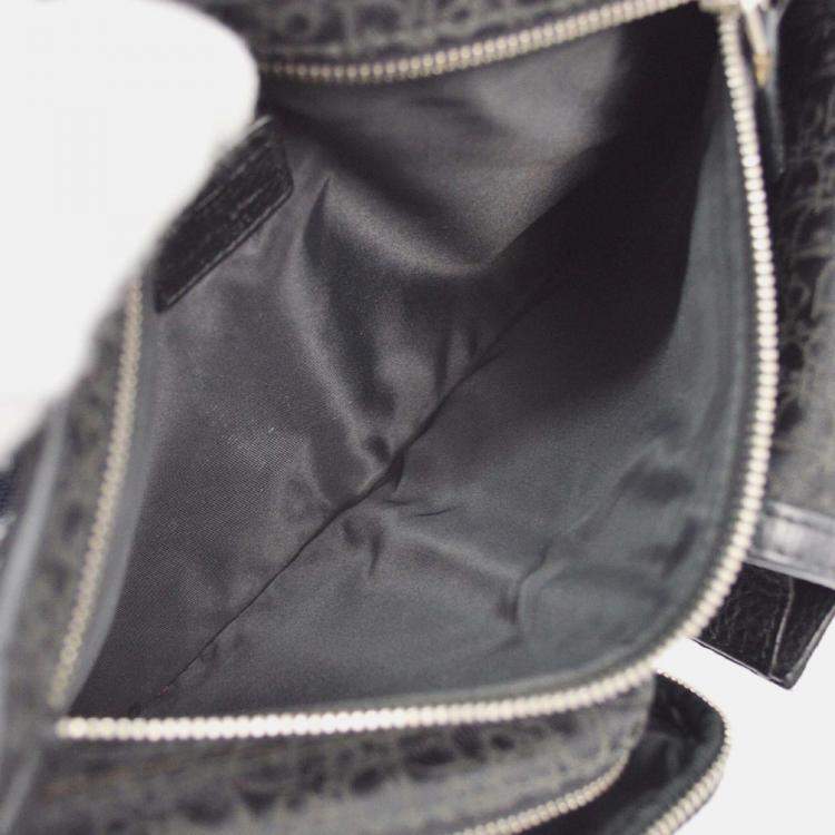 Pre Owned Christian Dior Street Chic Black Trotter Bum Bag