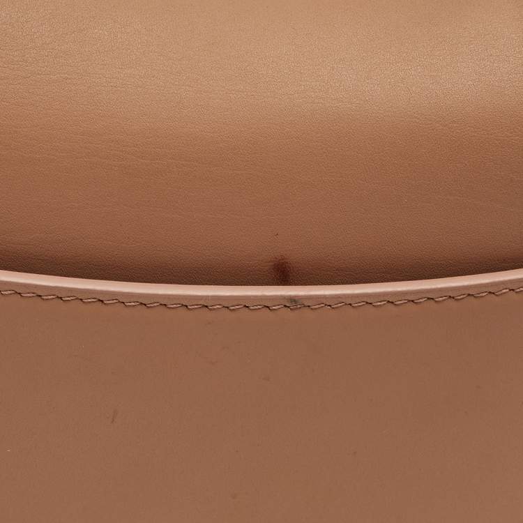 Pre Owned Dior Blush Pink Ultra Matte Leather Mini Saddle Bag