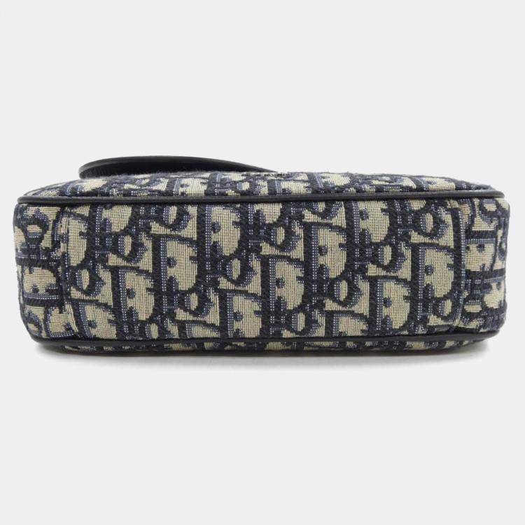 Pre Owned Christian Dior Black Navy Handbag