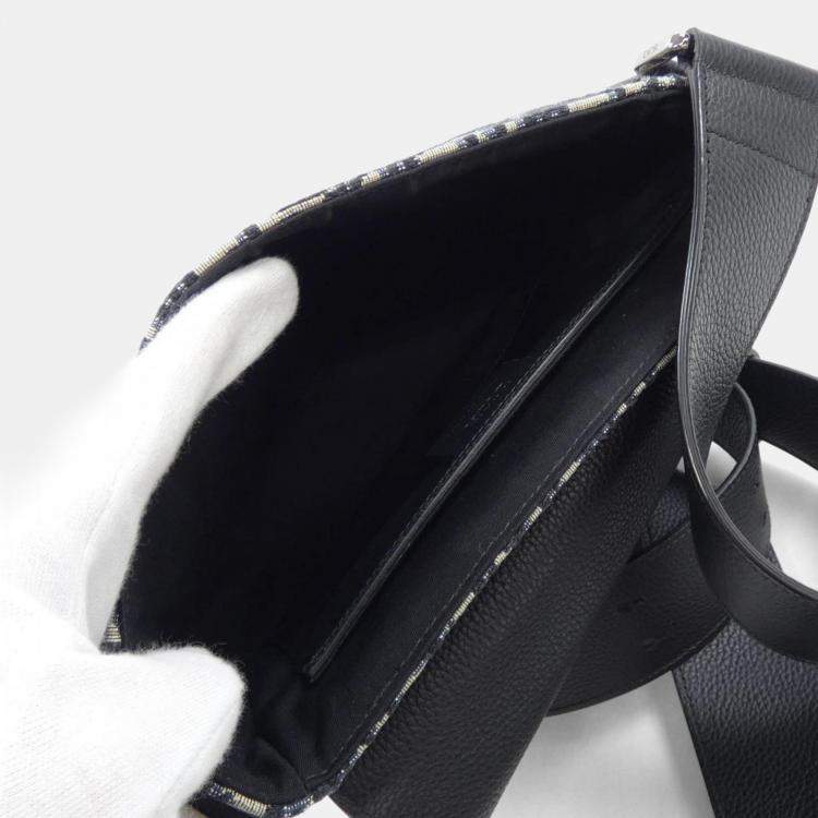 Pre Owned Christian Dior Black Navy Handbag