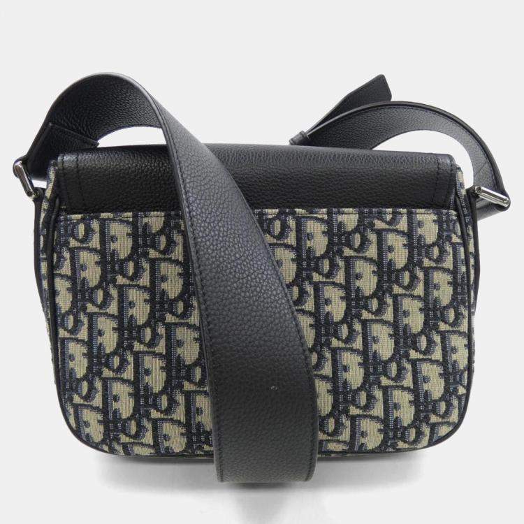 Pre Owned Christian Dior Black Navy Handbag
