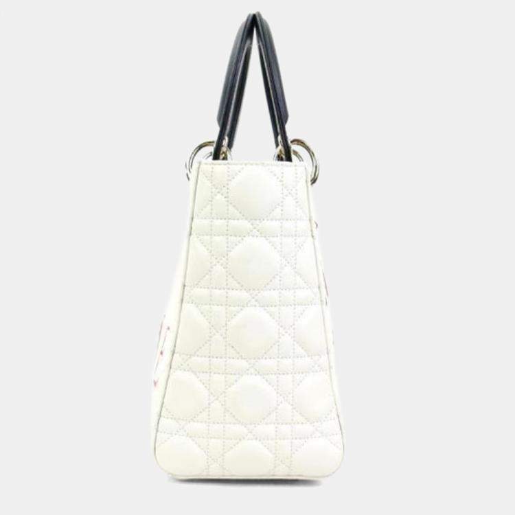 Pre Owned Christian Dior Amour Lady Multicolor Lambskin Leather Bag  