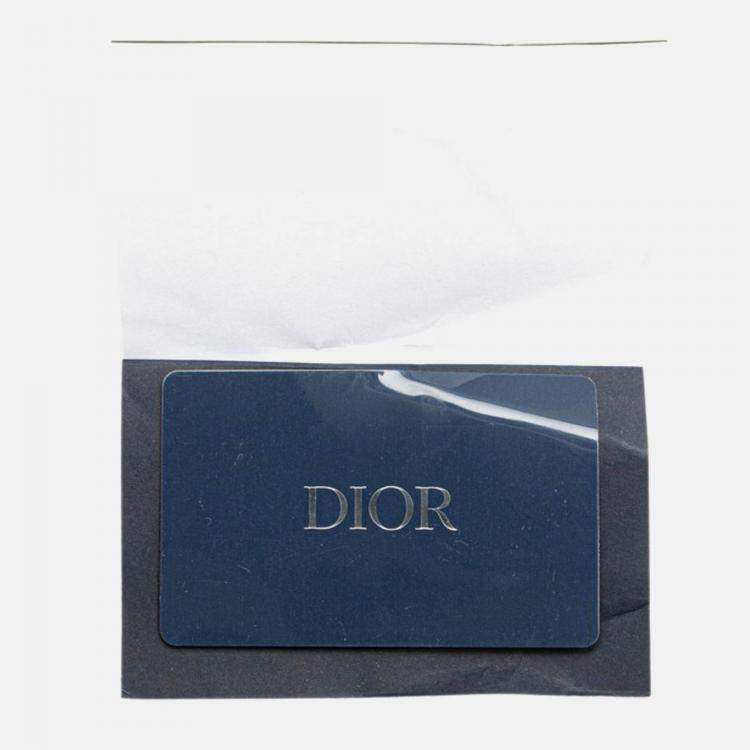 Pre Owned Christian Dior Dior Cd Diamond Hit The Road Backpack Gray Pvc Leather