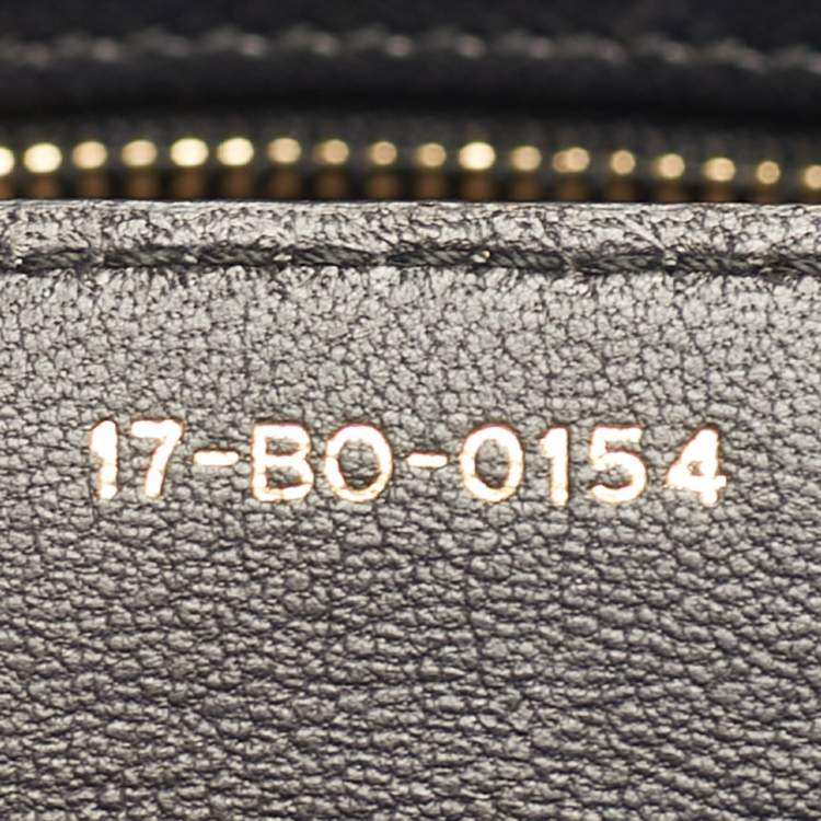 Pre Owned Dior Black Cannage Leather Large Soft Lady Dior Satchel