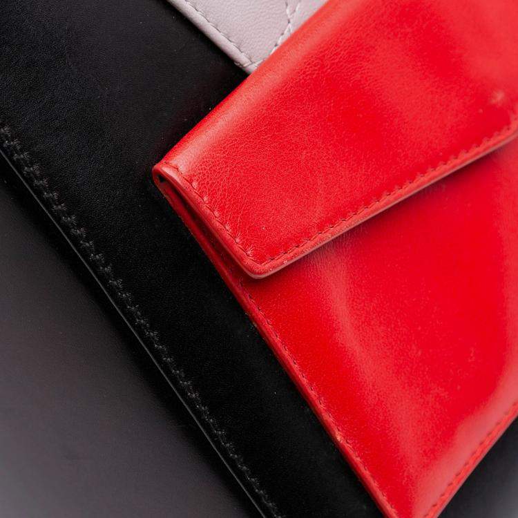 Pre Owned Dior Black Medium Calfskin Pockets Lady Dior