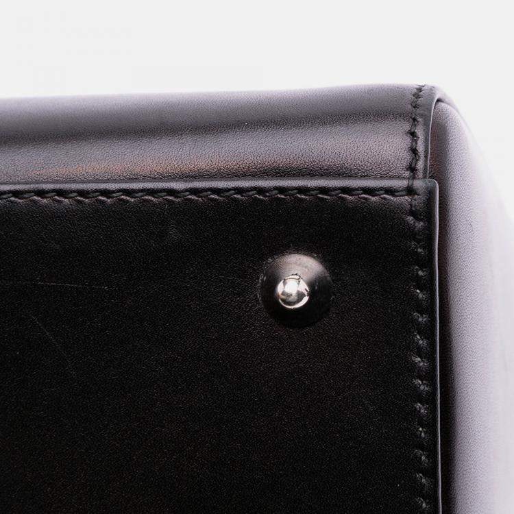 Pre Owned Dior Black Medium Calfskin Pockets Lady Dior