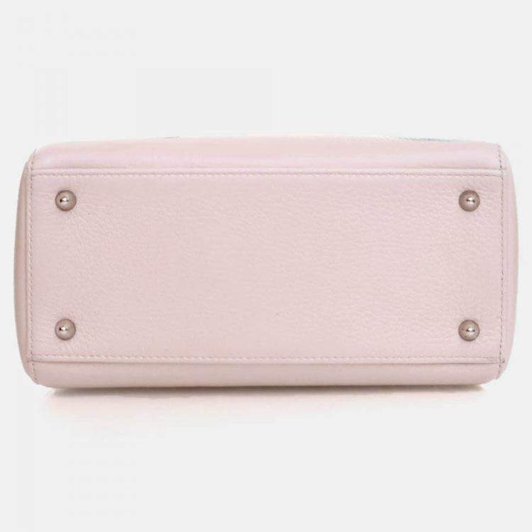 Pre Owned Dior Medium Deerskin Floral Lady Dior