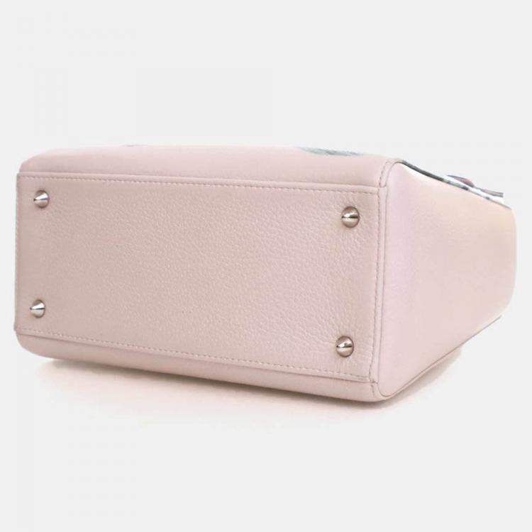Pre Owned Dior Medium Deerskin Floral Lady Dior