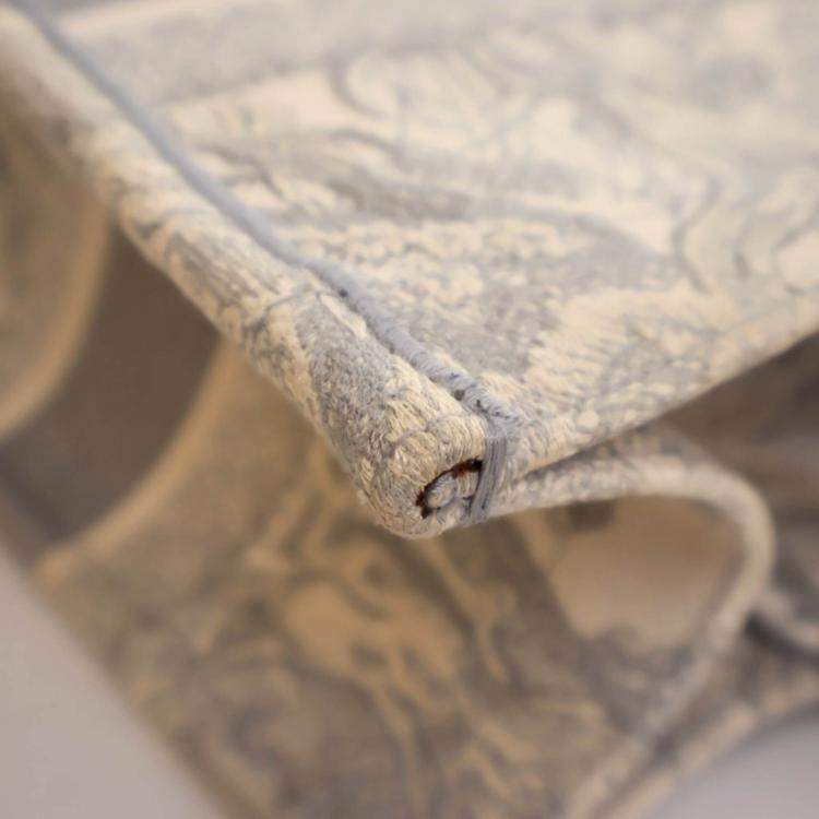 Pre Owned Dior Medium Toile De Jouy Book Tote