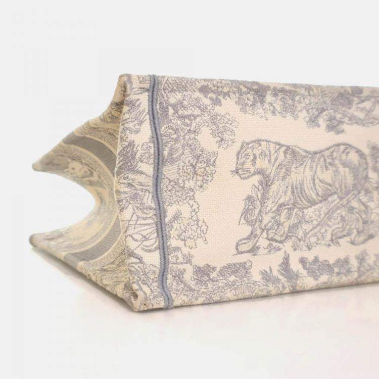 Pre Owned Dior Medium Toile De Jouy Book Tote