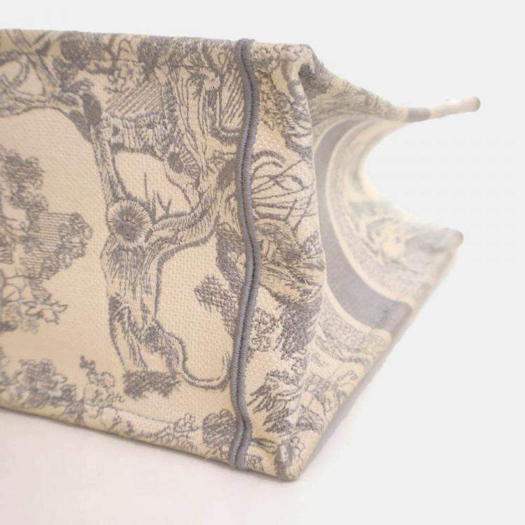 Pre Owned Dior Medium Toile De Jouy Book Tote