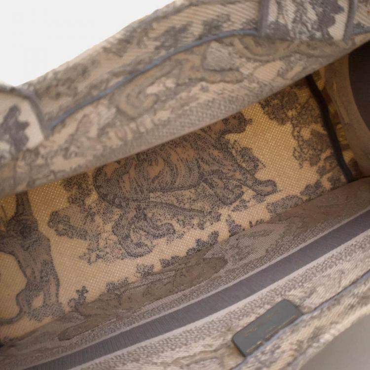 Pre Owned Dior Medium Toile De Jouy Book Tote