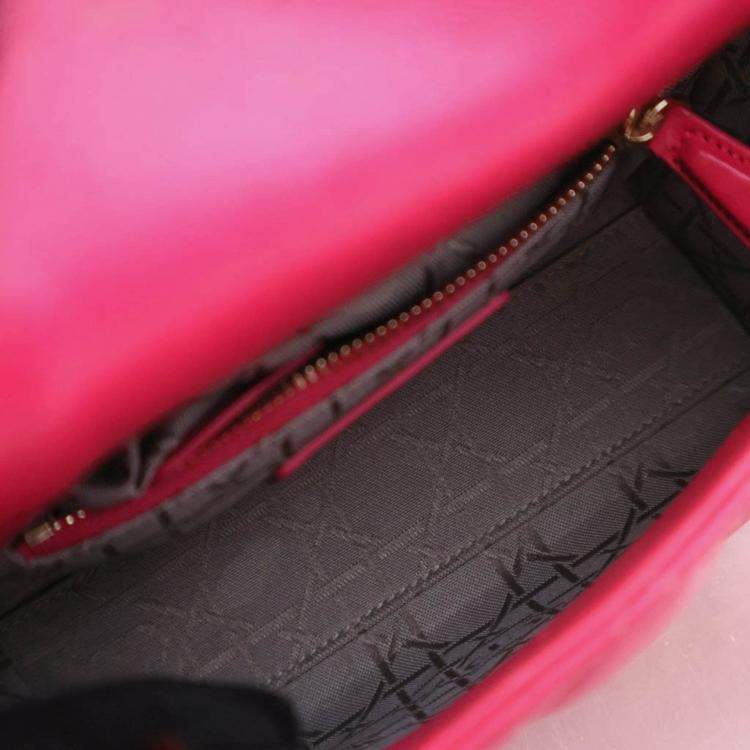 Pre Owned Dior Mini Lambskin Lady Dior Flap Bag