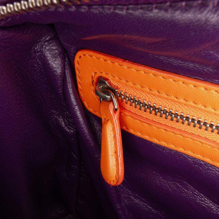 Pre Owned Dior Multicolor Medium Tricolor Lambskin Cannage Lady Dior