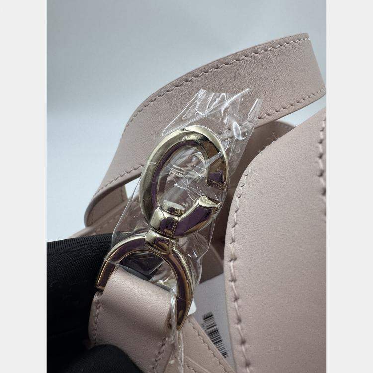 Pre Owned Dior Small Toujours Vertical pink Leather Bag 