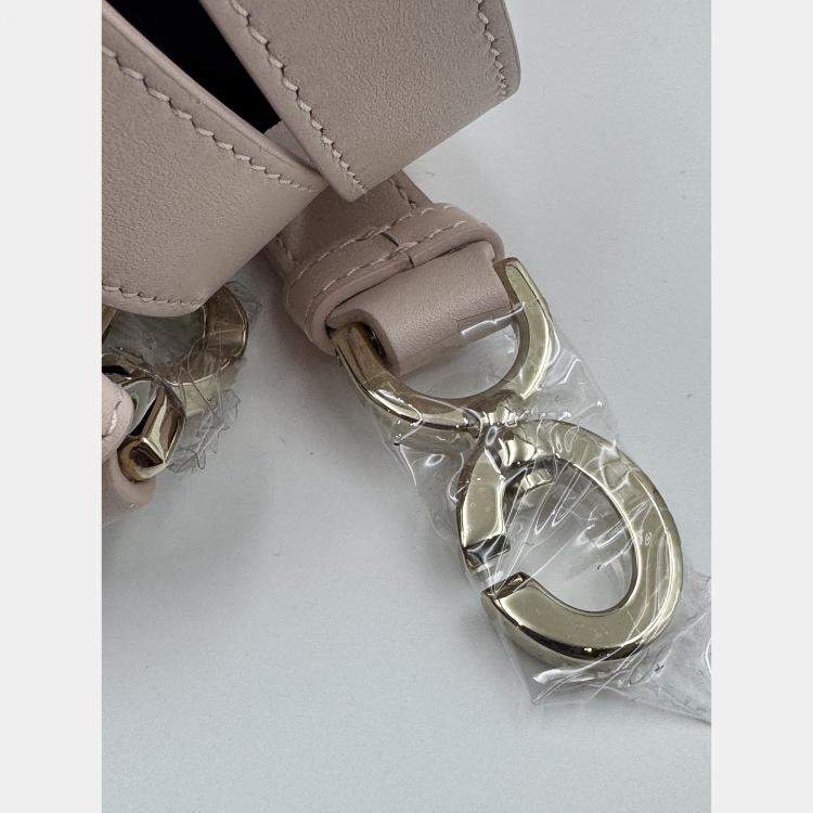 Pre Owned Dior Small Toujours Vertical pink Leather Bag 