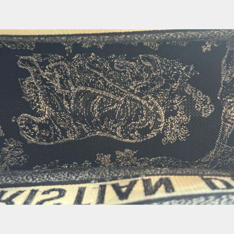 Pre Owned Dior Embroidered Medium Book Tote Bag