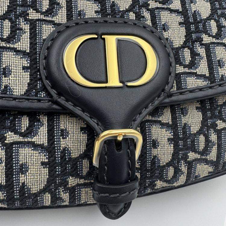 Pre Owned Dior Oblique Bobby Oblique Small Canvas  Shoulder Bag 