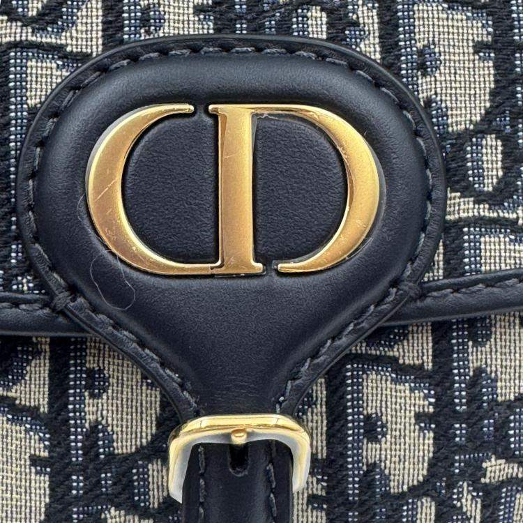 Pre Owned Dior Oblique Bobby Oblique Small Canvas  Shoulder Bag 