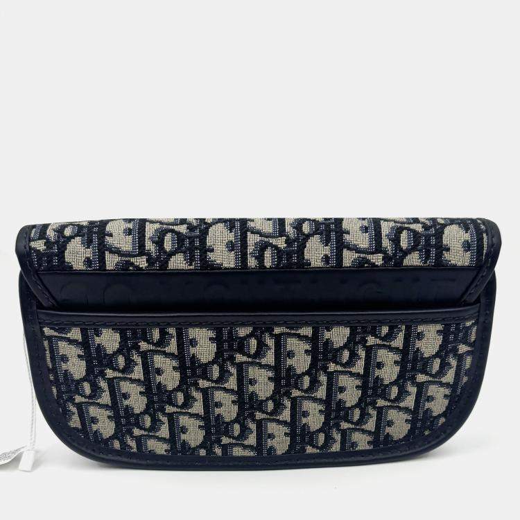 Pre Owned Dior Oblique Bobby Oblique Small Canvas  Shoulder Bag 